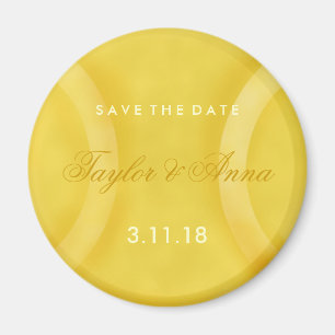 311-Tennisliebhaber - Save the Date Magnet