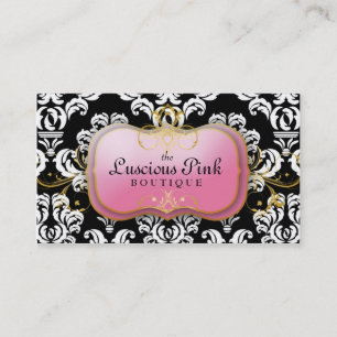 311-The Luscious rosa Schwarzes der Platten-  Visitenkarte