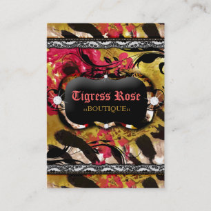 311 Tigresszebra-Rose Visitenkarte