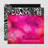 311 Traum in LIghts Metallic Paper Einladung (Vorne/Hinten)