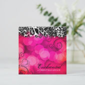 311 Traum in LIghts Metallic Paper Einladung (Stehend Vorderseite)