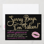 311 traurige Jungen werde mir Bachelorette 2 Kuss Einladung (Vorne/Hinten)