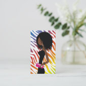 311-True färbt Regenbogen | ein amerikanischer Visitenkarte (Stehend Vorderseite)