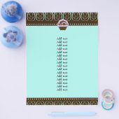 311 Türkis & Lila Wirbel Sweet Flyer (Einzeln)