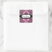 311 Umweg Dovey Damask Sticker Pink (Tasche)
