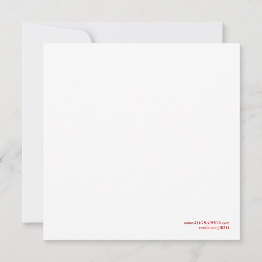 311 Valedictorian in Rotem Abschluss Ankündigung (Rückseite)