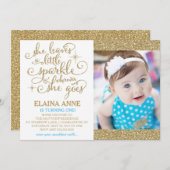 311 Verlasst sie ein kleines Sparkle, wohin sie au Einladung (Vorne/Hinten)