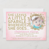 311 Verlasst sie einen kleinen, spärlichen Blumenr Einladung (Vorderseite)