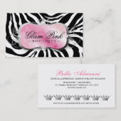 311 verschwenderische rosa treuekarte (Vorne/Hinten)