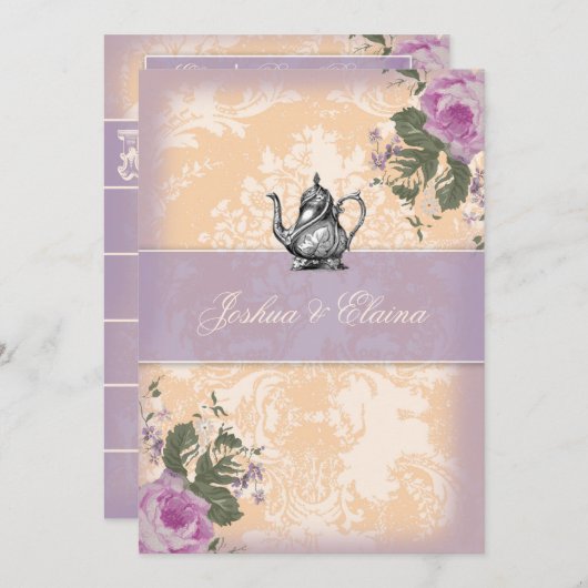 311 Vintag Tee Party Bridal Bingo (Vorne/Hinten)