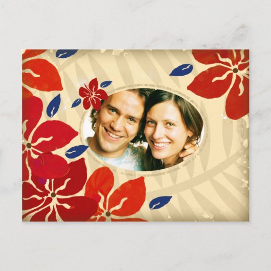 311-VINTAGE EINLADUNG ROT (Vorderseite)