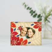 311-VINTAGE EINLADUNG ROT (Stehend Vorderseite)