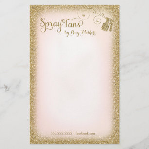 311 Vitage bezauberndes Spray-TAN-Briefpapier Briefpapier