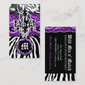 311 wildes Match der Mischungs-n lila Visitenkarte (Vorne/Hinten)