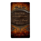 311 Wirbel mit Vintagem Weinetikett Antik (Vorne)