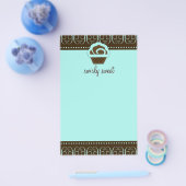 311-Wirbel süßer türkisfarbener Flyer (Einzeln)