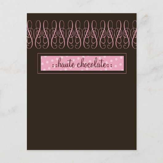 311-Wirbler Süßschokolade-Flyer Flyer (Vorne)