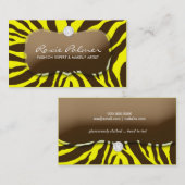 311 Zebra Teaze Shazam Visitenkarte (Vorne/Hinten)