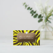 311 Zebra Teaze Shazam Visitenkarte (Stehend Vorderseite)