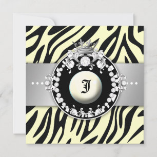 311 Zebra Tique Kiss Queen of Hearts Sweet16 Einladung