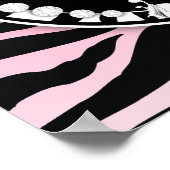 311 Zebra-Tique Melon Poster (Ecke)