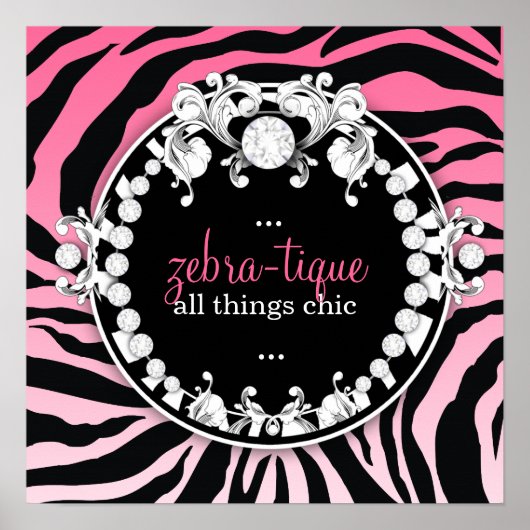 311 Zebra-Tique Melon Poster (Vorne)