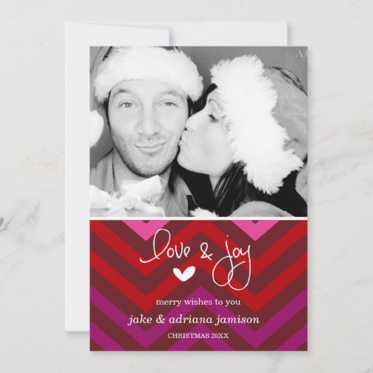 311 Zickzack Urlaubsfotokarte Feiertagskarte (Vorderseite)