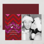 311 Zickzack Urlaubsfotokarte Feiertagskarte (Vorne/Hinten)