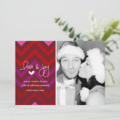 311 Zickzack Urlaubsfotokarte Feiertagskarte (Stehend Vorderseite)