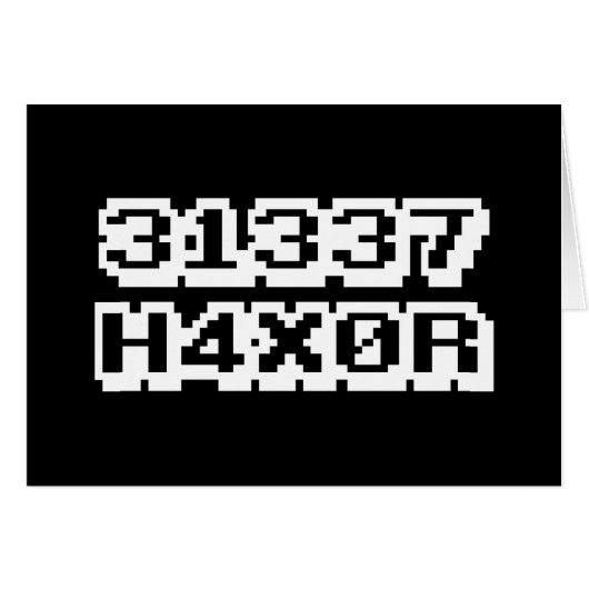 31337 H4X0R (Vorderseite (Horizontal))