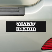 31337 H4X0R AUTOAUFKLEBER (Auf Auto)