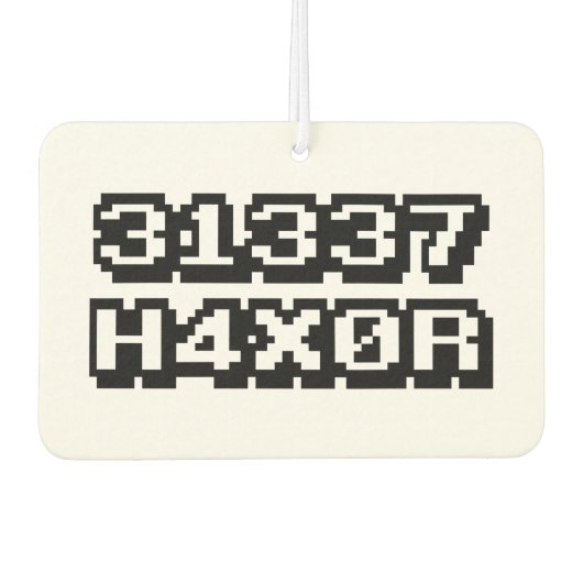 31337 H4X0R AUTOLUFTERFRISCHER (Vorderseite)