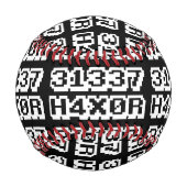 31337 H4X0R BASEBALL (Rückseite)