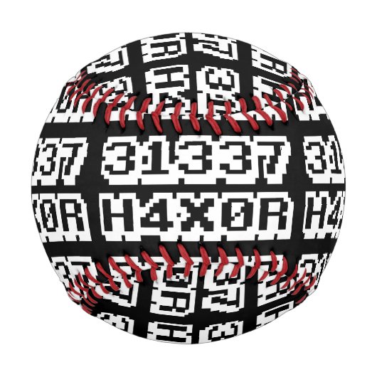 31337 H4X0R BASEBALL (Vorderseite)