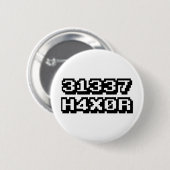 31337 H4X0R BUTTON (Vorne & Hinten)