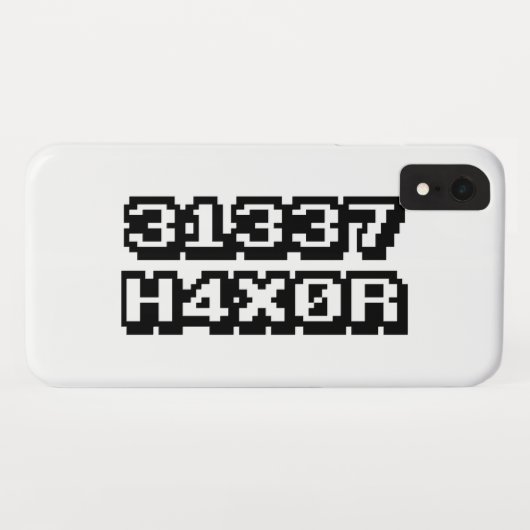 31337 H4X0R Case-Mate iPhone HÜLLE (Rückseite (Horizontal))