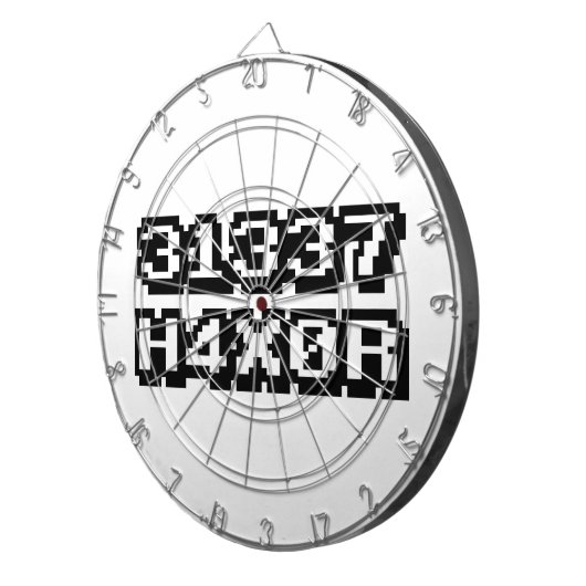 31337 H4X0R DARTSCHEIBE (Vorderseite rechts)