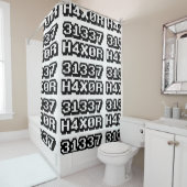 31337 H4X0R DUSCHVORHANG (Beispiel)