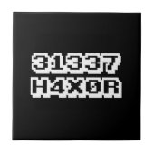 31337 H4X0R FLIESE (Vorderseite)