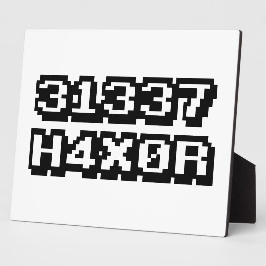 31337 H4X0R FOTOPLATTE (Seite)