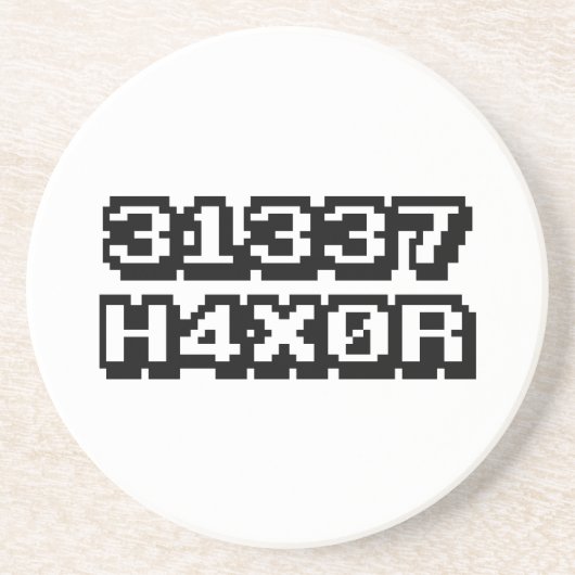 31337 H4X0R GETRÄNKEUNTERSETZER (Vorne)