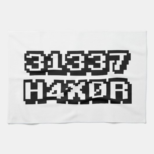 31337 H4X0R HANDTUCH (Horizontal)