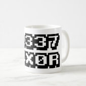 31337 H4X0R KAFFEETASSE (VorderseiteRechts)