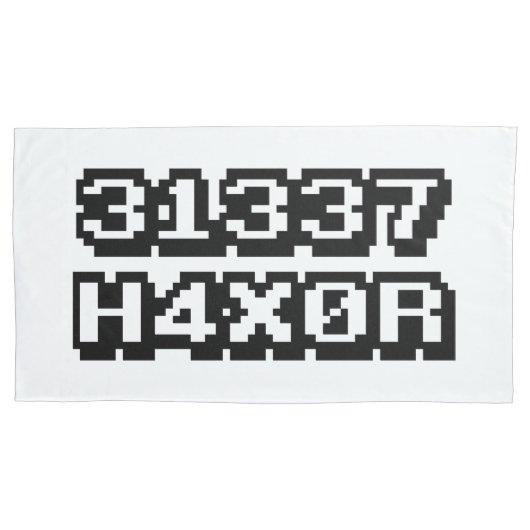 31337 H4X0R KISSENBEZUG (Vorderseite-Links)