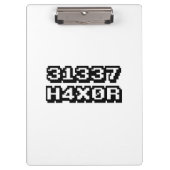 31337 H4X0R KLEMMBRETT (Vorderseite)