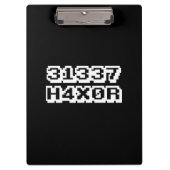 31337 H4X0R KLEMMBRETT (Vorderseite)