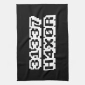 31337 H4X0R KÜCHENTUCH (Vertikal)