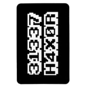 31337 H4X0R MAGNET (Vertikal)