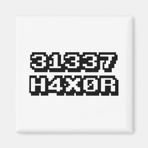 31337 H4X0R MAGNET