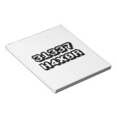 31337 H4X0R NOTIZBLOCK (angewinkelt)